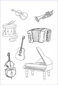 10 Unique Musical Instruments Coloring Pages Stock Musical Instruments Drawing Music Coloring Sheets Kids Musical Instruments