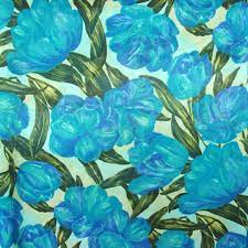 Check spelling or type a new query. Georgette Chiffon Print Fabric Large Flowers Floral Print Fabric Anemones Turquoise Blue Olive Green 140cm Wide Bodikian Textiles