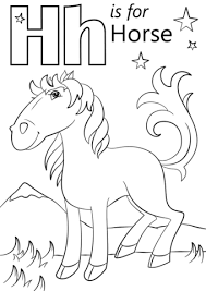 Letter H Is For Horse Coloring Page From Letter H Category Select From 26388 Printable Cra Preschool Coloring Pages Alphabet Coloring Pages Abc Coloring Pages