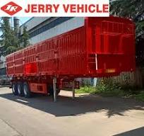 3/4 Axle 13m Removable Cargo Truck Trailers Drop Side Mechanical Suspension  Fence Sidewall Semi Trailer China Supplier