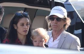 Mick jagger spent the weekend celebrating his girlfriend melanie hamrick's birthday, and she marked the occasion with a sweet family photo. Mick Jagger S One Year Old Son Already Has His Rolling Stones Star Dad S Signature Pout Mirror Online