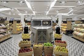 Le bon marche is commited to exhibiting international artists both established and emerging. La Grande Epicerie At Bon Marche By Interstore Design Paris
