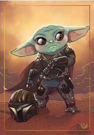 Artstation Mandalorian Yoda Pazuzuart
