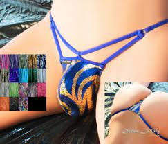 Dream-Luxury Brazil Mini Tanga 3D METALLIC 18 COLORS XS-XL Micro String  Thong | eBay