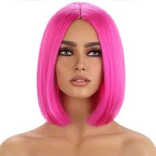 Pink fushia Daisy wig for women