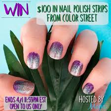 Check out this post to see what polish takes it off the easiest, including the glitter ones. Win 100 In Nail Polish Strips From Color Street Ends 4 1