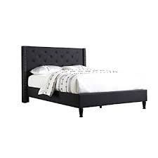 Get it by mon, jul 19. Buy Home Life Premiere Classics Cloth Black Linen 51 Tall Headboard Platform Bed With Slats King Complete Bed Included 007 Online In Turkey B01g9b2cm2