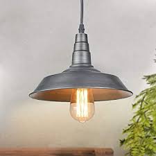 Laluz Farmhouse Pendant Lighting For Kitchen Island Industrial Dark Silver Brushed Hanging Barn Light Fixtures For Dining Room Buy Products Online With Ubuy South Korea In Affordable Prices B075f1qkl7