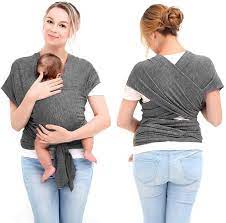 Mplanet Baby Sling Carrier Wrap Suitable For Newborns To 35 Lbs Baby Sling Nursing Cover Breathable Stretchy Cotton Best Baby Gift Walmart Com