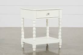 What are the shipping options for white nightstands? Madison White 1 Drawer 27 Nightstand Living Spaces