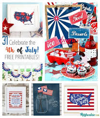 It's time to get ready for the 4th of july!we've been sharing lots of patriotic party ideas including our own red, white, + blue nautical party, a patriotic cocktail idea, and a vintage wwii july 4th party!! 31 Free Printables To Celebrate The 4th Of July Tip Junkie