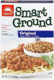 Smart Ground Veggie Crumbles Ground Recipes Vegan Ground Beef Lightlife