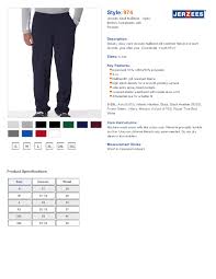 Jerzees 974 Adult Nublend Open Bottom Sweatpants With Pockets