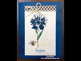 The base of this card is just 1/4 sheet of cardstock which makes it easy to fold flat to fit in the envelope to mail. Card Making Video With Stampin Up Touches Of Texture Youtube