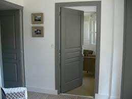 love this paint doors and trim rich dark gray can t find name of this color but it s close to chel grey interior doors painted interior doors doors interior
