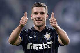 He's a descent striker, despite not being a regular for arsenal. Lukas Podolski Plays His First Match With Inter Milan He Looks So Happy Lukas Podolski Football Soccer Inter Milan
