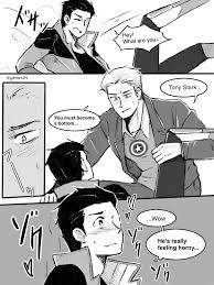 This board contains gen, het, slash, and femslash fanworks. Steve Tony Avengers Academy Yatta Yatta