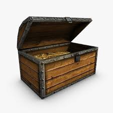Chest Treasure 3d Max 3d Model Wooden Chest Chest Treasures