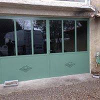 Maybe you would like to learn more about one of these? Fabrication Sur Mesure D Une Porte De Garage En Fer Tolee Et Vitree Artisan Ferronnier D Art A Aubignan Aubipose