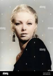 Barbara Schöne, deutsche Schauspielerin und Sängerin, Deutschland Ende  1960er Jahre. German actress and singer Barbara Schoene, Germany late 1960s  Stock Photo