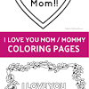 I love you coloring pages with hearts. 1