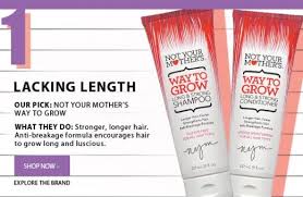 Not Your Mother S Way To Grow Long And Strong Hair Products Review Hair Product Reviews Grow Long Hair Strong Hair