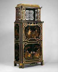 Secretaire Drop Front 1770 75 Paris Rene Dubois 1737 1799 Master 1755 Painted And Varnished Chinoiserie Furniture Chinoiserie Decorating Chinoiserie