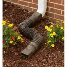 4.4 out of 5 stars. Downspout Extension Brown Vinyl Pvc 5 Home Flexible Drain Rain Pipe Gutter For Sale Online Ebay