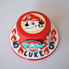 Paw Patrol Marshall Cake Torta De Cupcakes Tartas Tortas