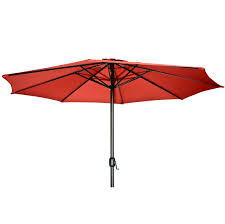 Parasol Couleur Brique De 3 M De Diametre En Alu Et Polyester Avec Manivelle Achetez Nos Parasols Couleur Concrete Stain Patio Diy Concrete Patio Boho Patio