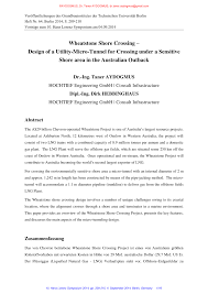 Wir verraten euch die geschichte dahinter. Pdf Wheatstone Shore Crossing Planung Eines Medientunnels Zur Unterquerung Sensibler Kustenregionen Im Australischen Outback