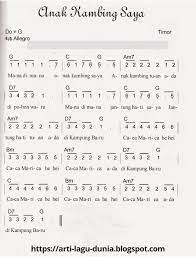 Check spelling or type a new query. Makna Lagu Anak Kambing Saya Ntt Lirik Dan Not Angka Dailysuka