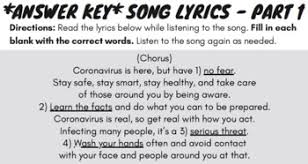 Ya im still kinda gettin use to tha whole music industry. Free Coronavirus Reading Comprehension Activity Using Prevent Covid 19 Rap Song