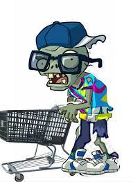 Shopping Cart Zombie By Allstarzombie55 Plant Zombie Plants Vs Zombies Zombie