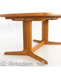 Mid century & modern dining chairs. Rasmus Mid Century Modern Danish Teak Expanding Hidden Leaf Dining Table