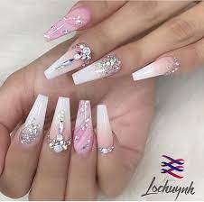 Pin By Sabrina On Acrylic Nails Nails Design With Rhinestones Cute Acrylic Nail Designs Nail Designs