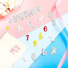 Color me™ card toppers ebony floral. Buy 70 Pieces Number Cutting Dies Metal Cutting Dies Carbon Steel Embossing Script Die Stencils Letter Symbol Cutting Deis For Diy Scrapbook Card Making Supplies 3 Styles Online In Vietnam B08ttj7jq6