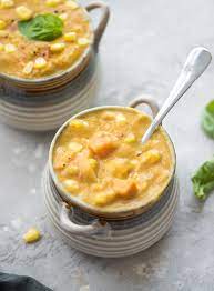 Vegan Sweet Potato Corn Chowder Recipe Chowder Recipes Vegan Soup Recipes Food