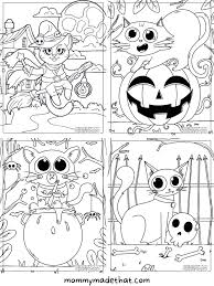 Halloween Cat Coloring Pages (Lots of Free Printables!)