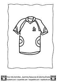 Set off fireworks to wish amer. Blank Football Jersey Coloring Page Coloring Home