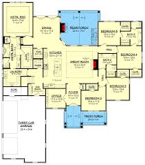 5 bedroom house floor plans with dimensions. Stunning 5 Bed Craftsman Home Plan With Bonus 51788hz Architectural Designs House Plans