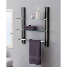 Check spelling or type a new query. Neu Home Deluxe Tempered Glass Shelf With Towel Bar Walmart Com Bathroom Wall Shelves Glass Bathroom Shelves Shelves