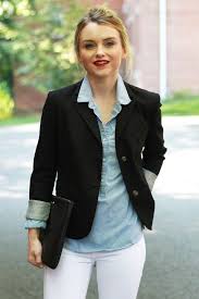 Black Blazer With Jeans For Girls Pinterest