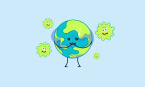 Cupcake wrapper clipart free download! Sick Earth With Bacteria And Viruses Graphic By Deemka Studio Creative Fabrica In 2020 Graphic Design Logo Graphic Creative