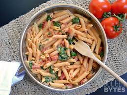 Creamy Tomato And Spinach Pasta With Video Budget Bytes Recipe Spinach Pasta Pasta Dishes Recipes