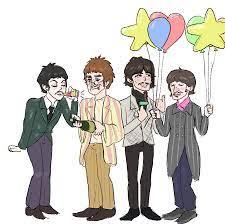 Happy Birthday Beatles Cartoon Page 1 Line 17qq Com
