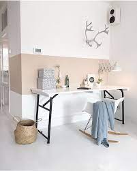 trend slechts een deel van de muur verven muur verven thuisdecoratie interieur