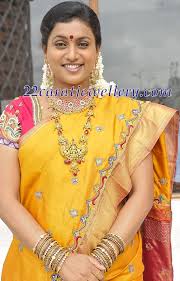 Roja In Ruby Set And Nakshi Long Chain Indian Jewellery Design Traditional Indian Jewellery Indian Celebrities