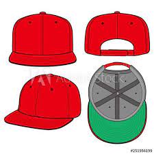 Snapback Cap Fashion Flat Vector Mockup Design Buy This Stock Vector And Explore Similar Vectors At Adobe Sto Snapback Cap Fashion Fashion Flat Mockup Design
