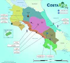 Map of costa rica area hotels: Karten Von Costa Rica Alle Karten Die Sie Fur Ihren Urlaub Brauchen